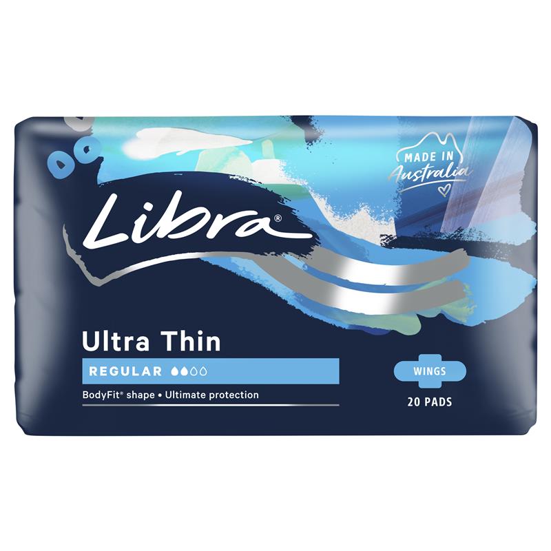 Libra Ultra Thins Pads Wings Regular 20