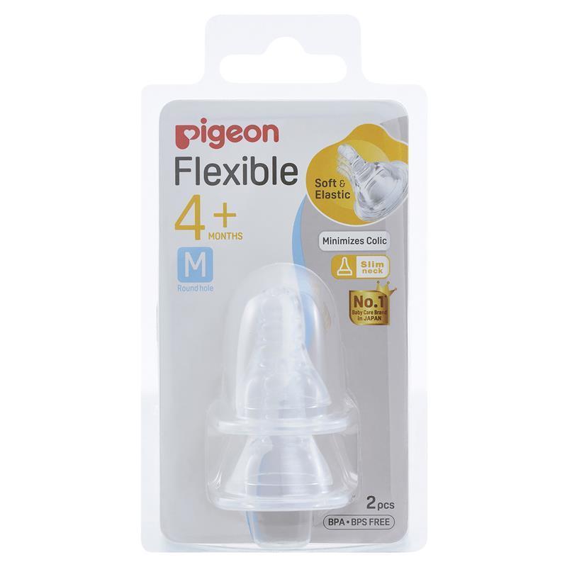 Pigeon Flexible Peristaltic Nipple M 2 Pack