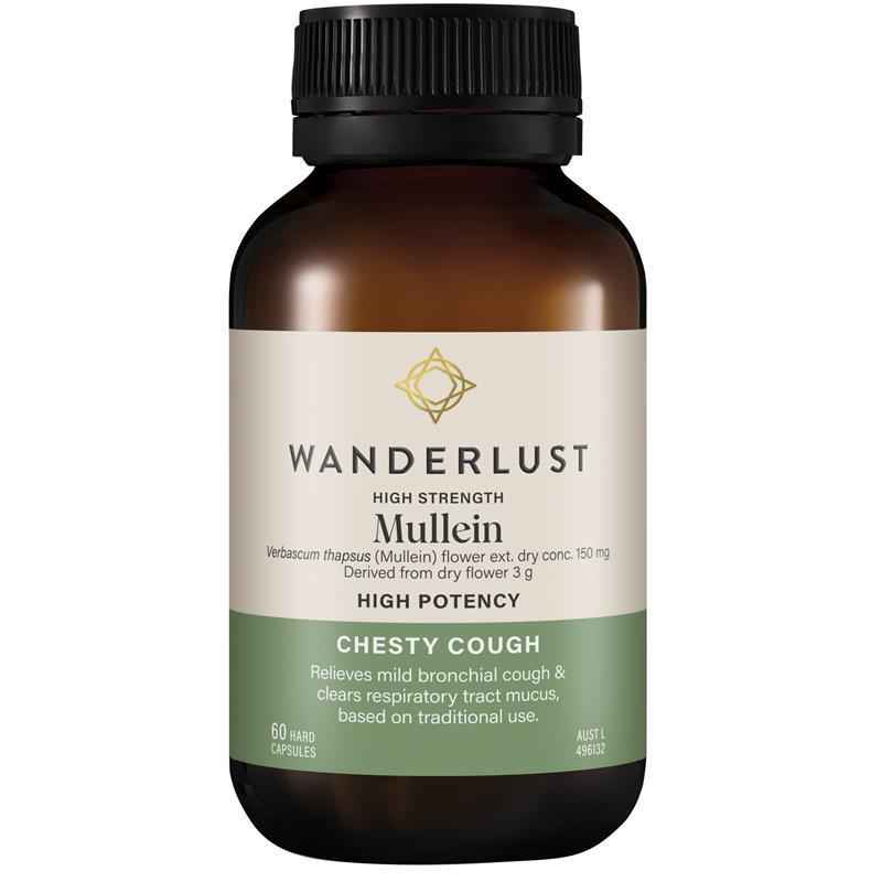 Wanderlust High Strength Mullein 60 Capsules