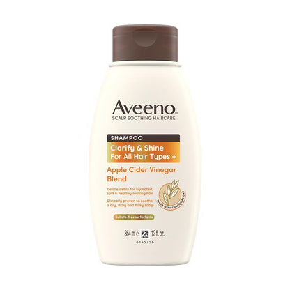 Aveeno Apple Cider Vinegar Clarifying Shampoo for Dull Hair 354mL