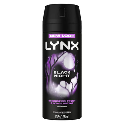 Lynx Deodorant Black Night 165ml