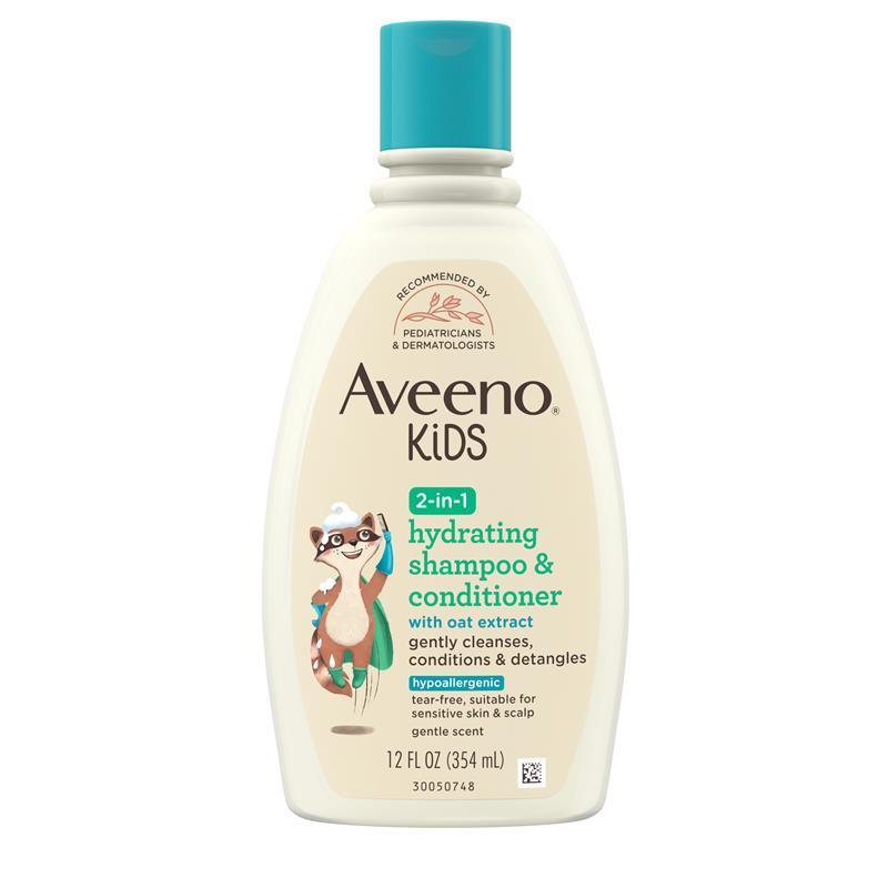 Aveeno Kids 2-in-1 Hydrating Shampoo & Cond 354mL