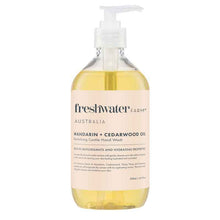 Freshwater Farm Australia Mandarin + Cedarwood Oil Revitalising Castile Hand Wash 500ml