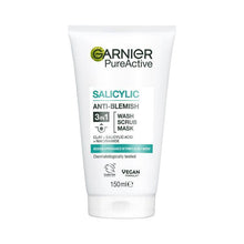 Garnier SkinActive Pure Active 3 in 1 Wash, Scrub & Mask 150mL