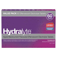 Hydralyte Electrolyte Effervescent Apple Blackcurrant 60 Tablets Exclusive Size - GimmeNow