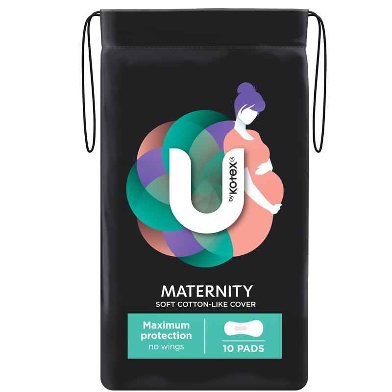 U by Kotex Maternity Pads 10 Pack