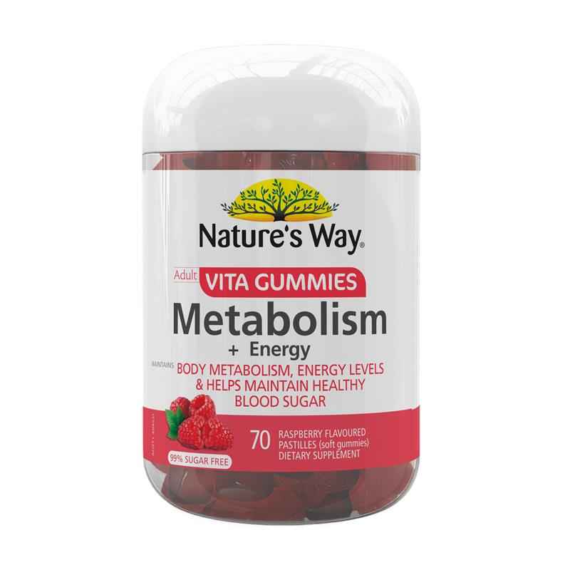 Nature's Way Adult Vita Gummies Metabolism and Energy 70 Gummies