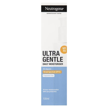 Neutrogena Ultra Gentle Moisturiser SPF15 100ml - GimmeNow