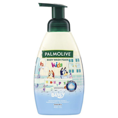 Palmolive Kids Bluey Body Wash Foam Cheeky Berry 400ml