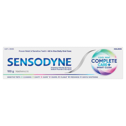 Sensodyne Toothpaste Complete Care + Smart Clean Cool Mint 100g