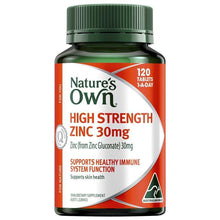 Nature's Own High Strength Zinc 30mg 120 Tablets - GimmeNow