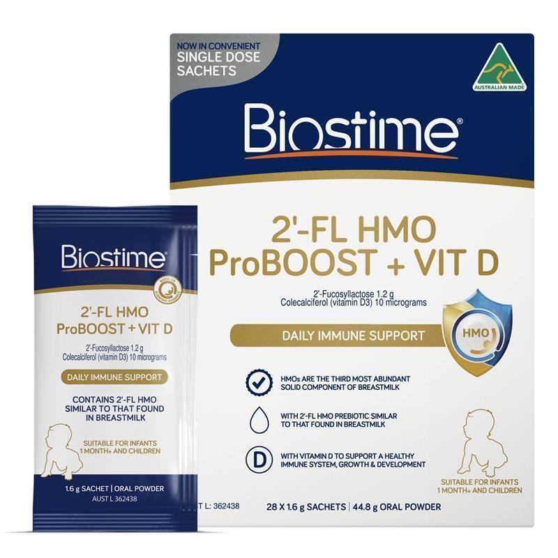 Biostime 2 FL HMO ProBOOST + VIT D 28 x 1.6g Sachets