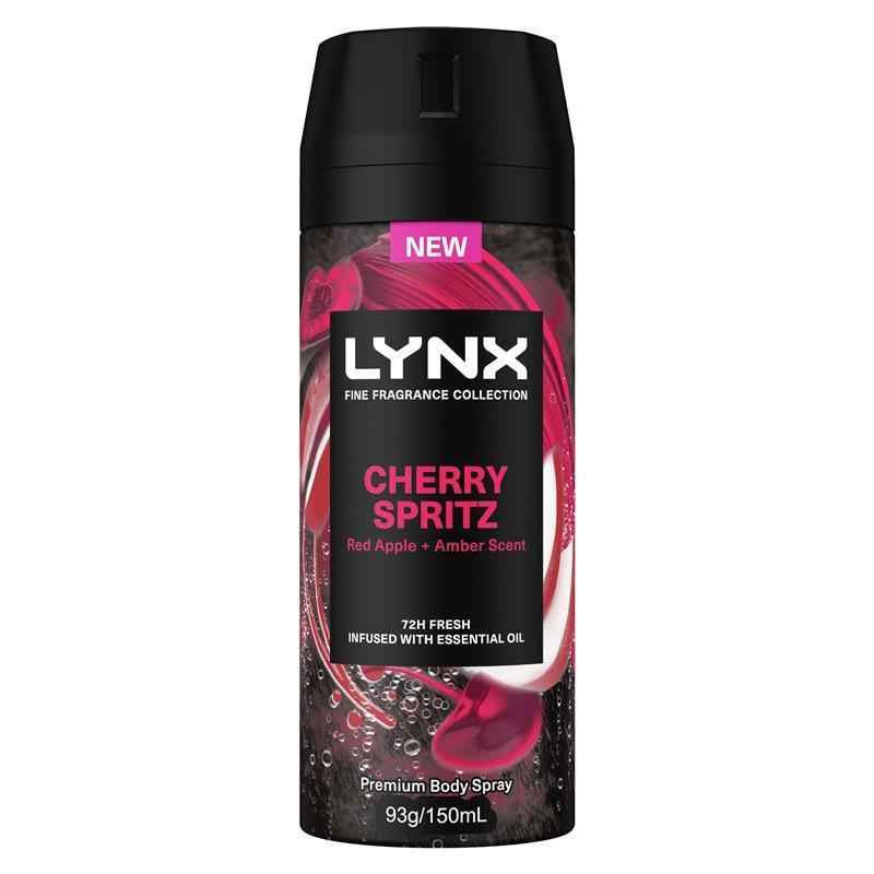 Lynx Fine Fragrance Premium Body Spray Cherry Spritz 150ml