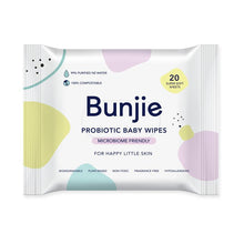 Bunjie Travel Pack Baby Wipes 20 Pack