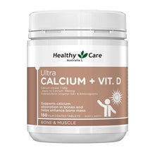 Healthy Care Ultra Calcium Plus Vitamin D 150 Tablets