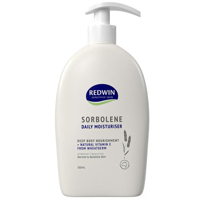 Redwin Sorbolene Daily Moisturiser  550ml
