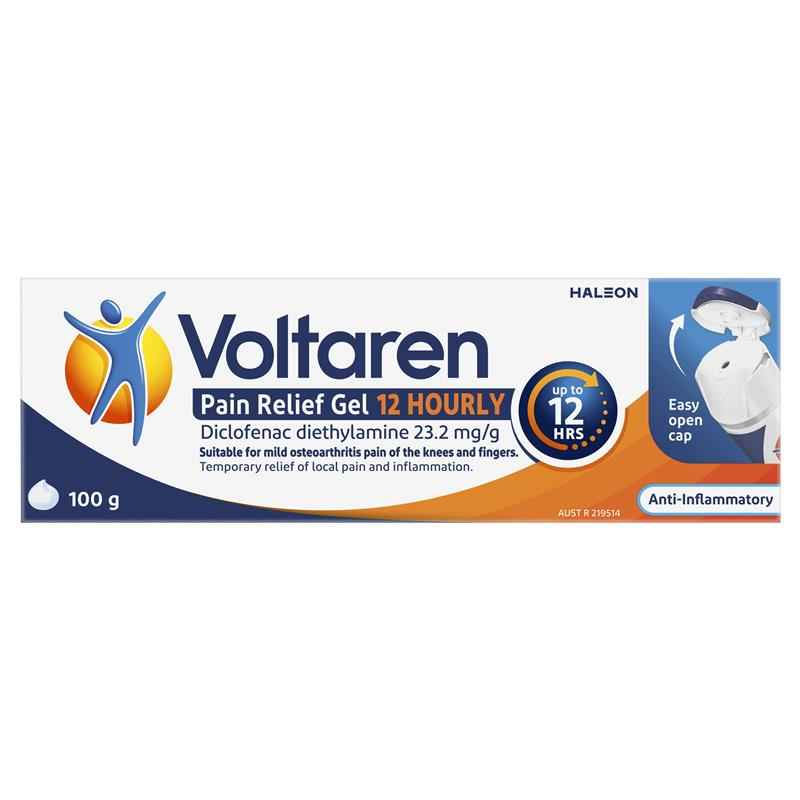 Voltaren Pain Relief Gel 12 Hourly 100g