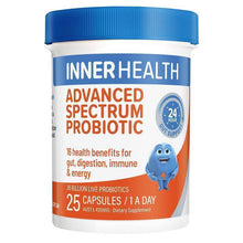 Inner Health Advanced Spectrum Probiotic 25 Capsules