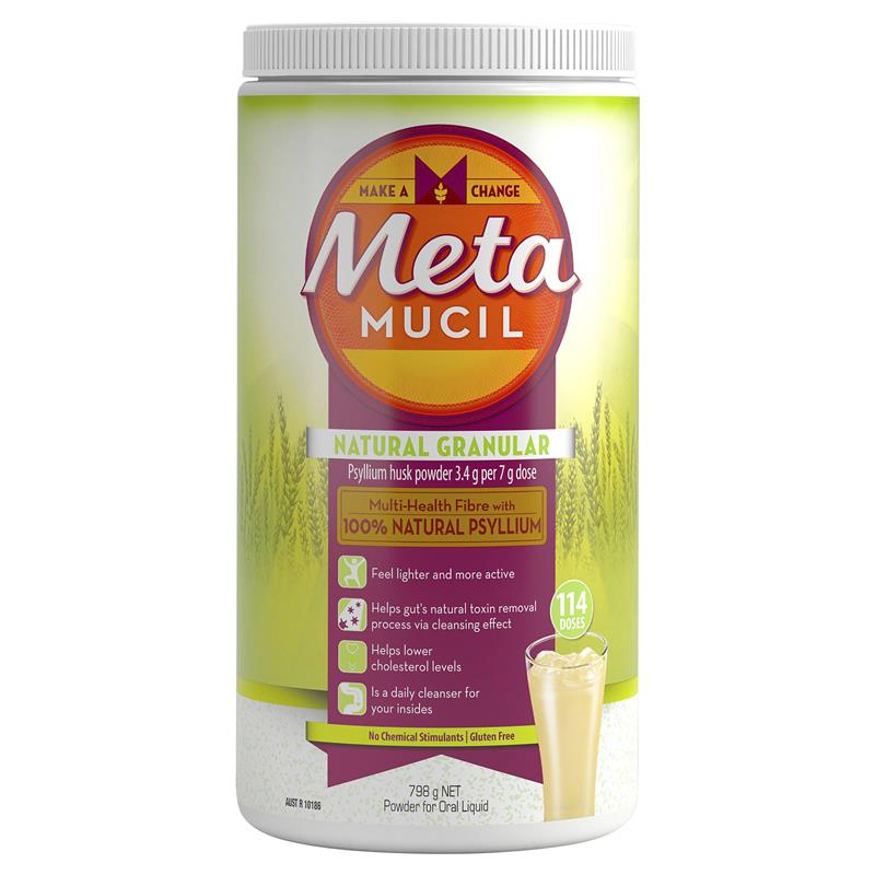 Metamucil Fibre Supplement Natural Granular 114 Doses