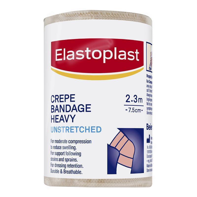 Elastoplast Heavy Weight Crepe Bandage 7.5cmx2.3m