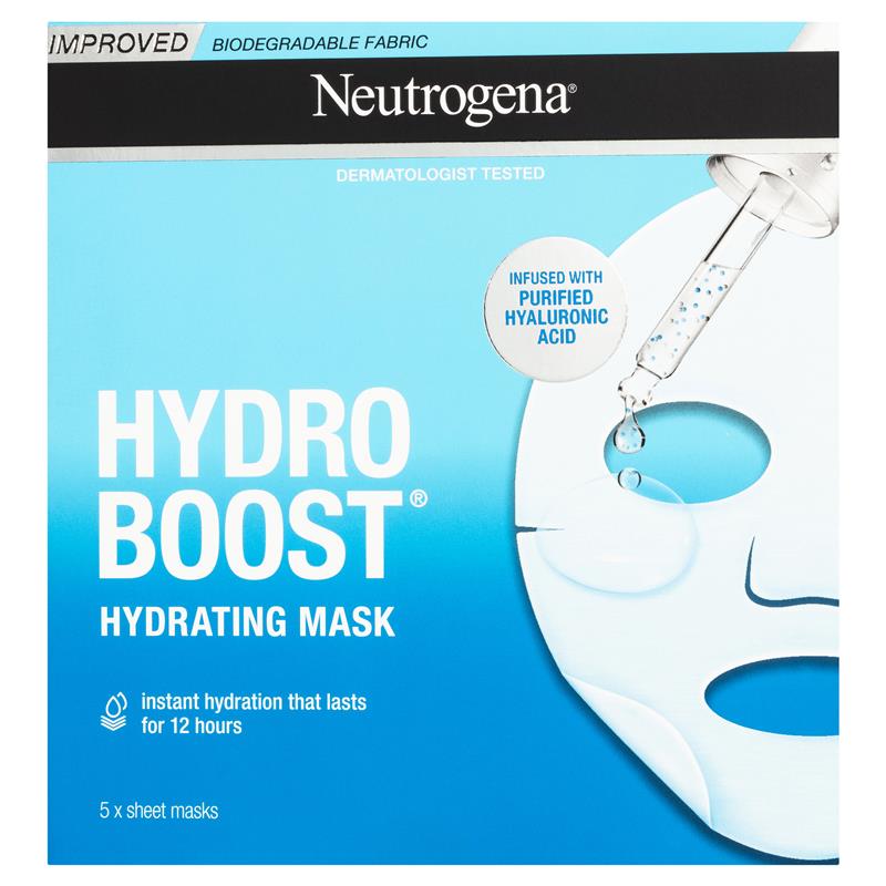 Neutrogena Hydro Boost Hyaluronic Acid Mask 5 Pack