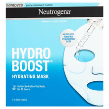 Neutrogena Hydro Boost Hyaluronic Acid Mask 5 Pack