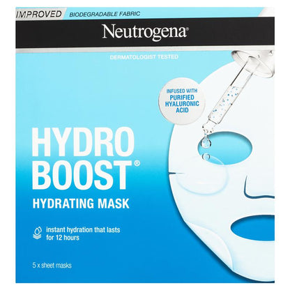 Neutrogena Hydro Boost Hyaluronic Acid Mask 5 Pack