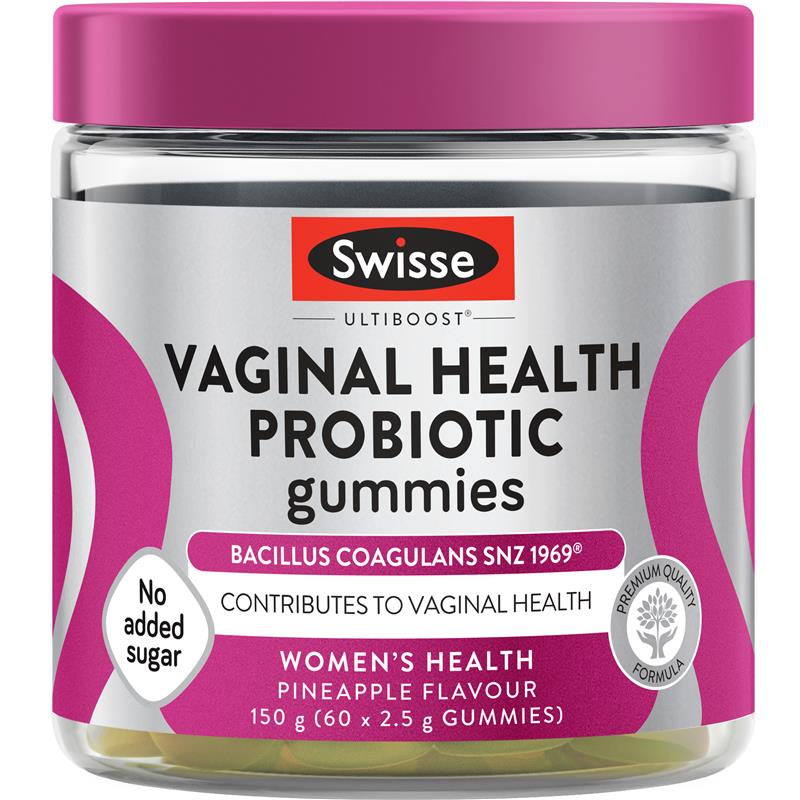 Swisse Vaginal Health Probiotic Gummies 60 Pack