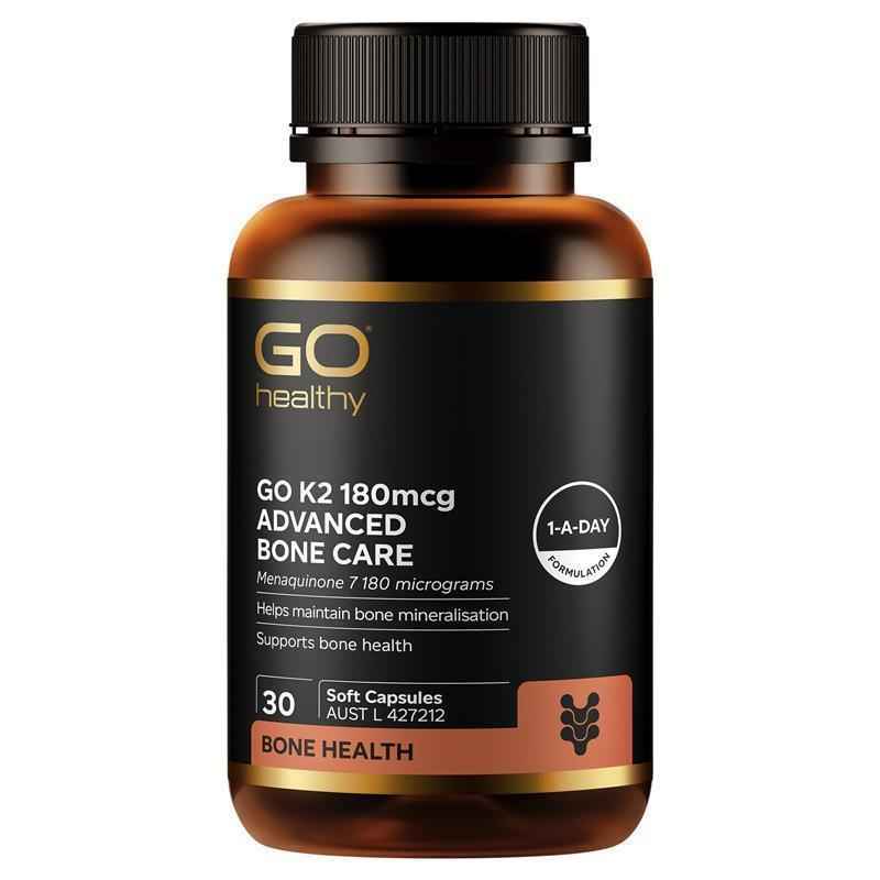 Go Healthy K2 180mcg Advanced Bone Care 30 Soft Capsules