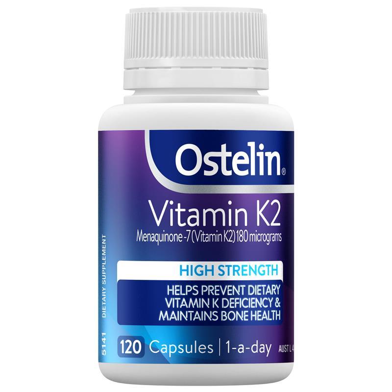 Ostelin Vitamin K2 120 Capsules CWH Exclusive Size