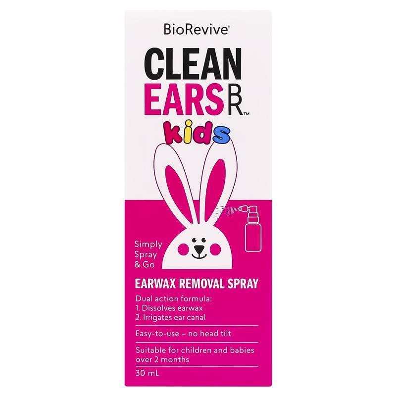 BioRevive CleanEars Kids Earwax Removal Spray 30ml - GimmeNow