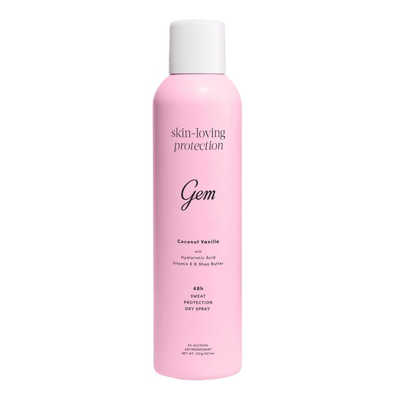 Gem Skin-Loving Antiperspirant Deodorant Aerosol Coconut Vanilla 207ml