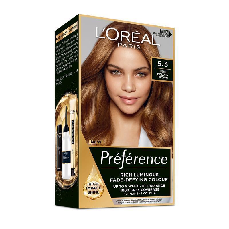 L'Oreal Paris Preference Virginia 5.3 Light Golden Brown