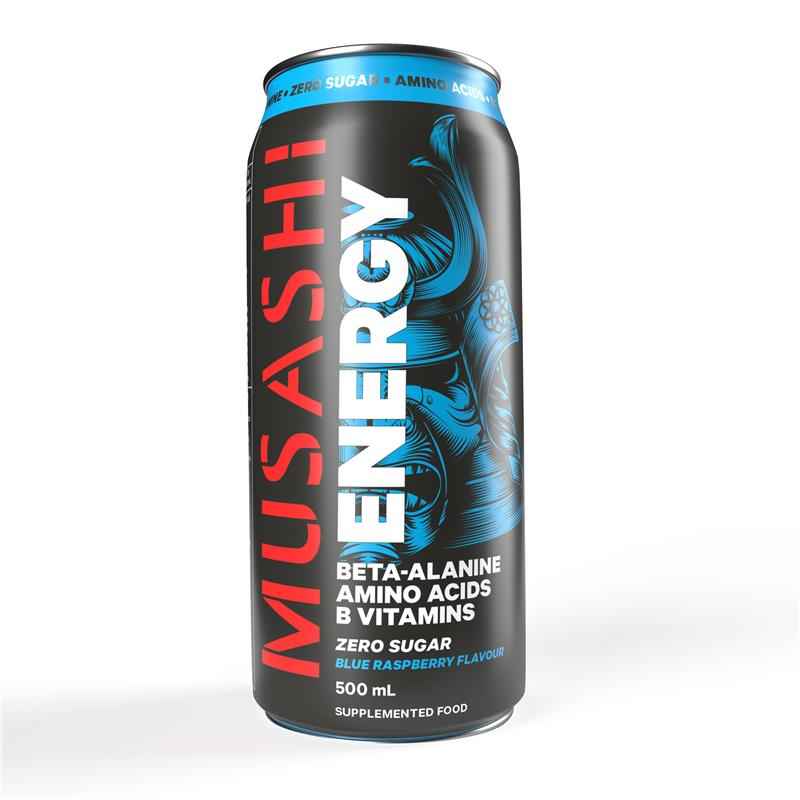 Musashi Energy Blue Raspberry 500ml