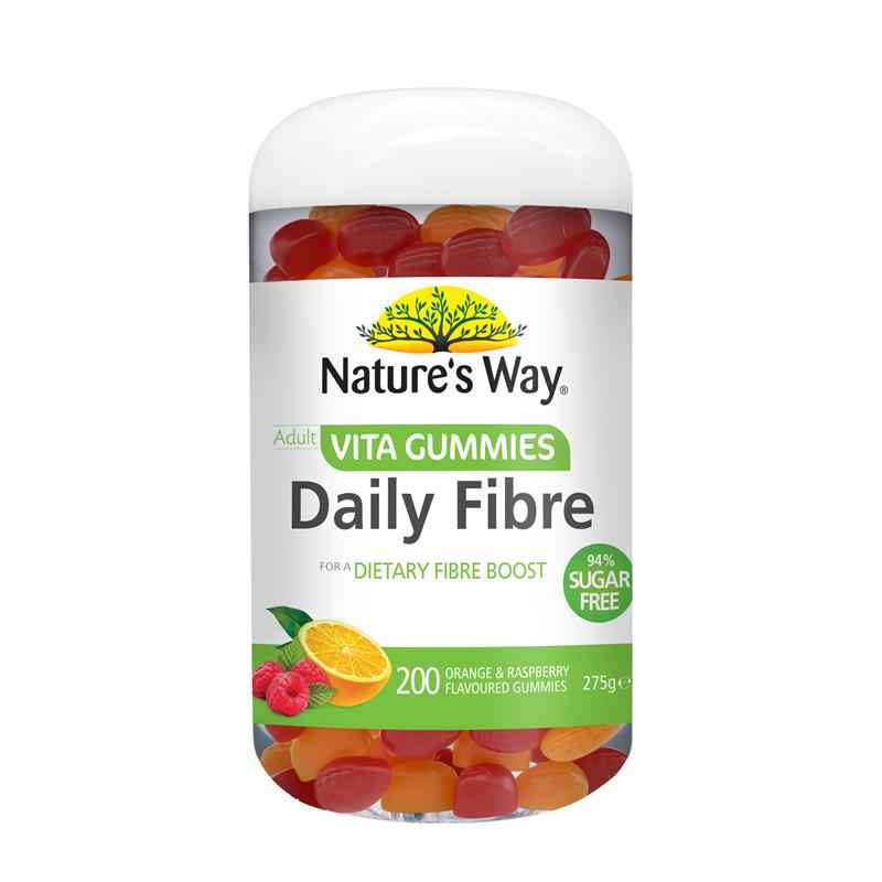 Nature's Way Adult Vita Gummies Fibre 200 Gummies Exclusive Size