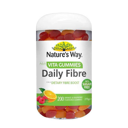 Nature's Way Adult Vita Gummies Fibre 200 Gummies Exclusive Size