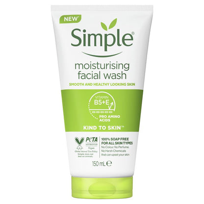 Simple Kind To Skin Facial Wash Moisturising 150ml