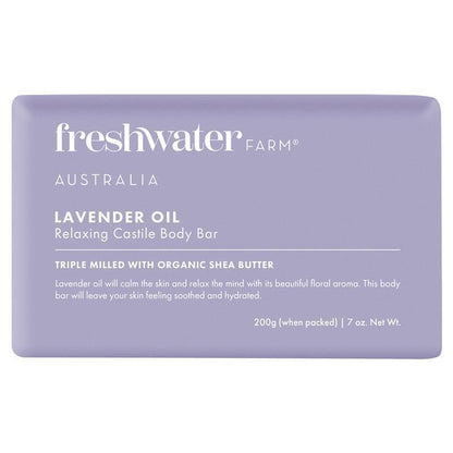 Freshwater Farm Lavender Oil Body Bar 200g