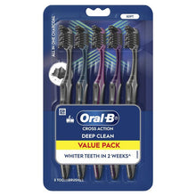 Oral B Toothbrush Cross Action All in One Charcoal 5 Pack
