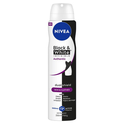 NIVEA Women Deodorant Aerosol Black & White Authentic 250ml