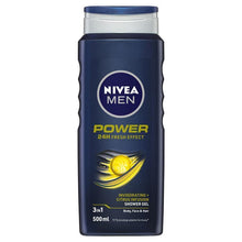 NIVEA MEN Power Refresh 3-IN-1 Shower Gel Body Wash 500ml