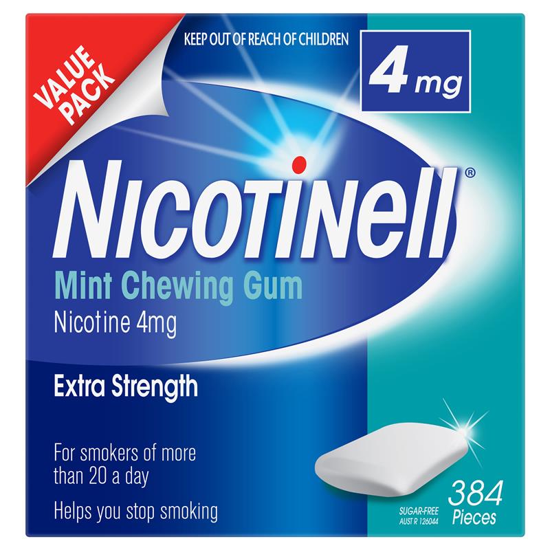 Nicotinell Chewing Gum 4mg Mint 384 Exclusive Size