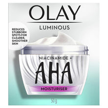 Olay Luminous Niacinamide + AHA Face Cream Moisturiser 50g - GimmeNow