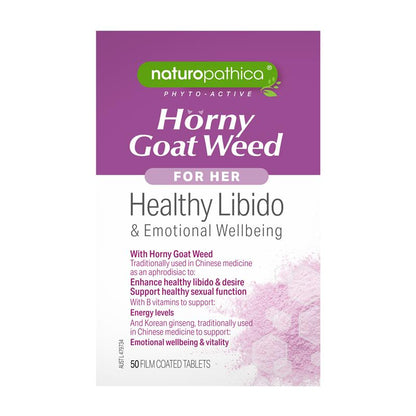 Naturopathica Horny Goat Weed For Her 50 Tablets