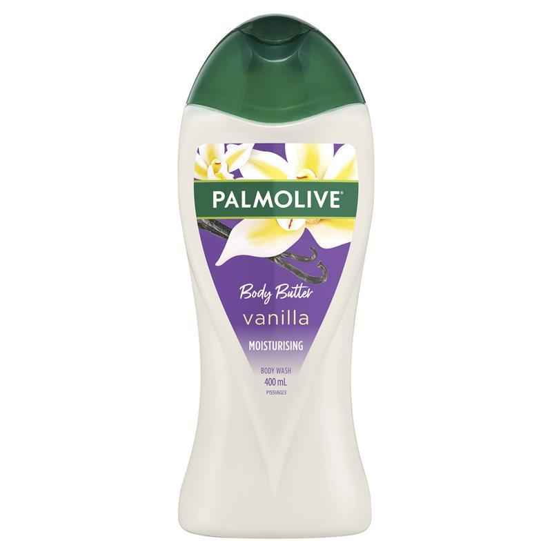 Palmolive Body Butter Moisturising Body Wash Vanilla 400ml
