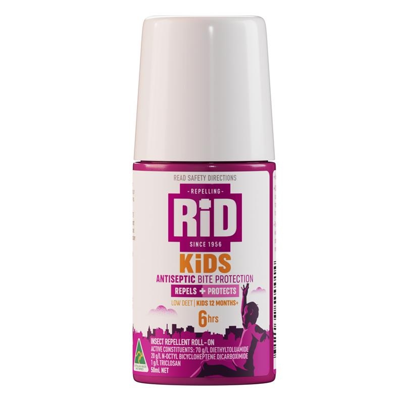 Rid Kids Antiseptic Insect Repellent 50ml Roll On