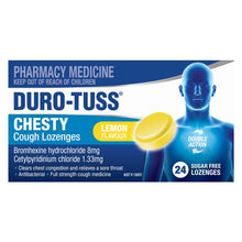 DURO-TUSS Chesty Cough Lozenges Lemon 24 Lozenges