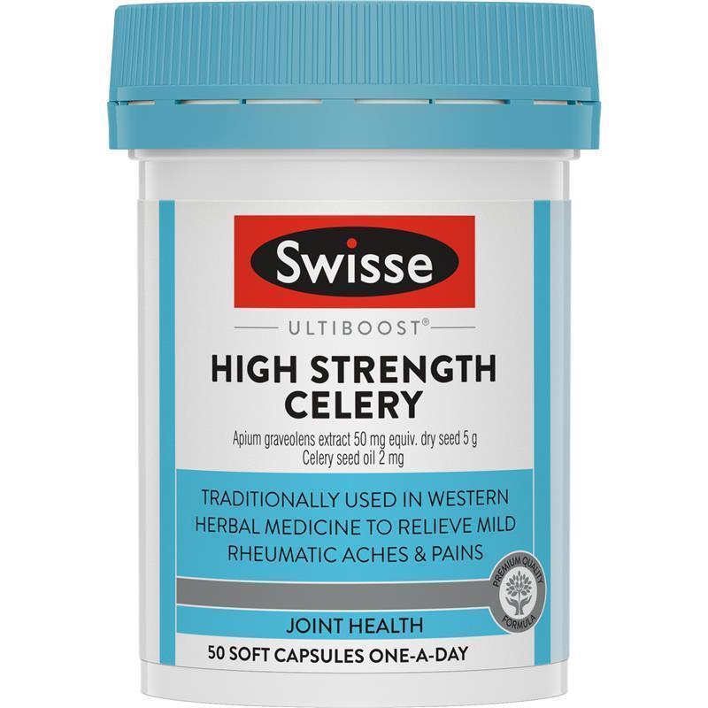 High Strength Celery Seed Supplement - 50 Capsules