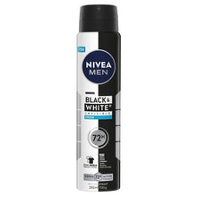 NIVEA MEN Black & White Fresh Aerosol Deodorant 72H Protection 250ml