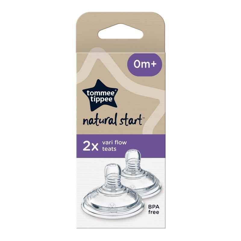 Baby Bottle Teats, Vari Flow, Pack of 2
